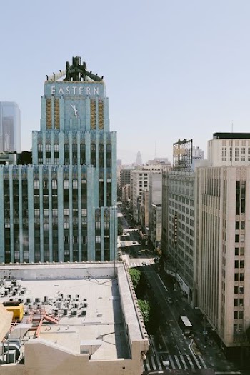 birds eye view of buildings