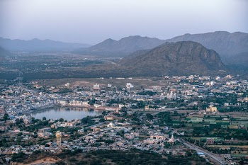 Birds-eye View of City