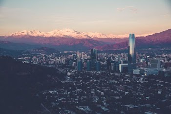birds eye view of city during sun rise