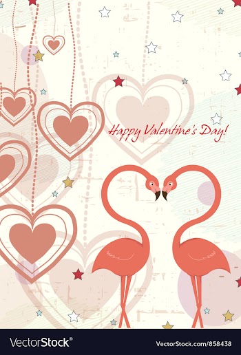 Birds in love vector image