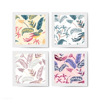 Birds in the nature design set | Free stock vector - 563270