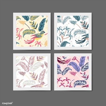 Birds in the nature design set | Free stock vector - 563272
