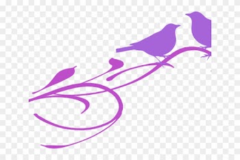 Birds Wedding Cliparts - Swirl Clip Art