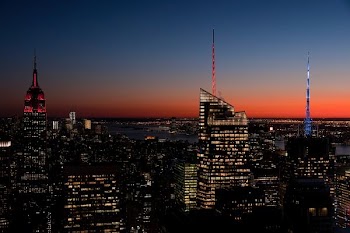 birdseye photo of city