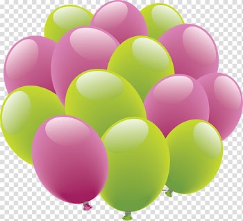 Birthday Balloon Party , Birthday transparent background PNG clipart