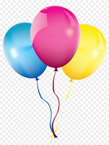 Birthday Balloon Party Clip Art - Birthday Balloons Images Png