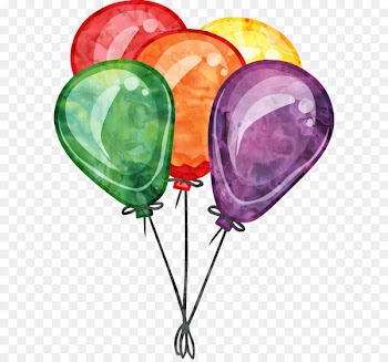 Birthday Balloon Party Clip art - Birthday party balloons 