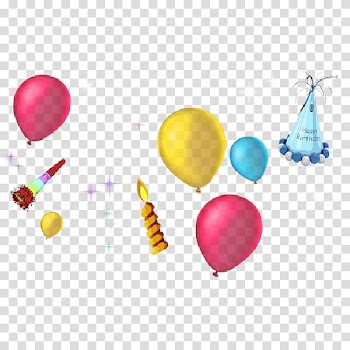 Birthday Balloon , watercolor balloon transparent background PNG clipart
