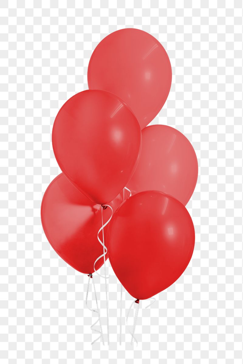 Birthday balloons png sticker, festive | Free PNG - rawpixel