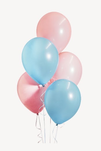 Birthday balloons sticker, festive decor | Free PSD - rawpixel