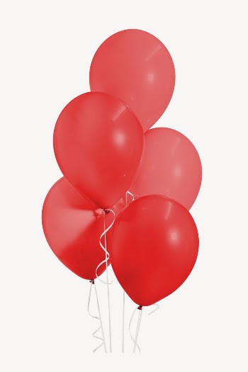 Birthday balloons sticker, festive decor | Free PSD - rawpixel