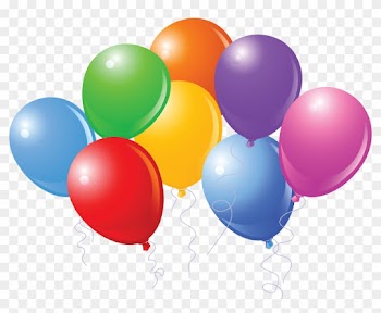 Birthday Balloons Today Is My Birthday Clip Art And - Happy Birthday Balloons Cartoon