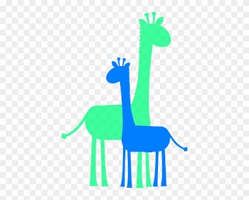 Birthday Boy Giraffes Clip Art At Clker - Blue Baby Giraffe Clip Art