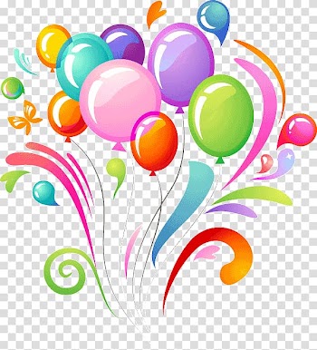 Birthday cake Balloon , Birthday transparent background PNG clipart