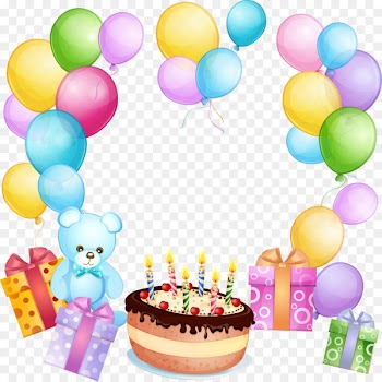 Birthday cake Balloon Gift Greeting & Note Cards - joyeux anniversaire 