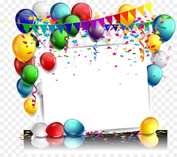 Birthday cake Balloon Greeting card - Colorful balloon 
