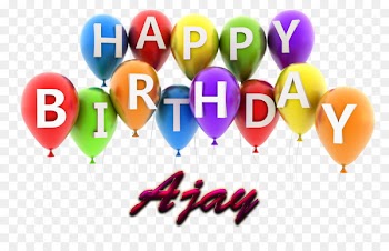 Birthday cake Balloon Happy Birthday - pooja insignia 