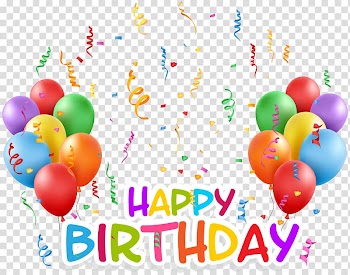 Birthday cake Balloon Happy Birthday to You , balloon transparent background PNG clipart