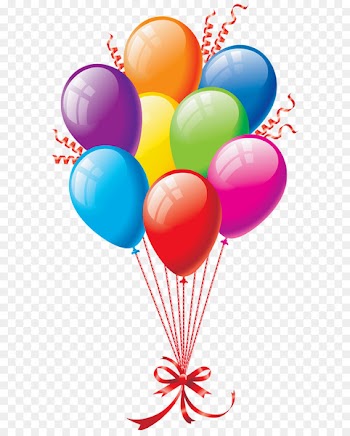 Birthday cake Balloon Happy Birthday to You Clip art - Balloon Background Cliparts 