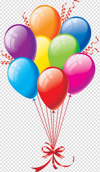 Birthday cake Balloon Wish , Birthday transparent background PNG clipart