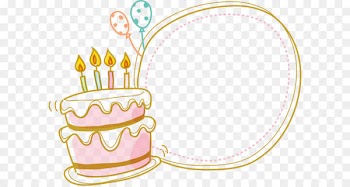 Birthday cake - Cake Border 
