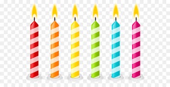 Birthday cake Candle Clip art - Birthday Candles PNG Vector Clipart Image 