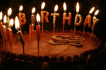 Birthday Cake - candles lit.jpg