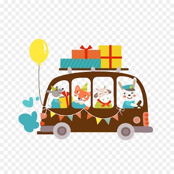 Birthday cake Carte danniversaire Happy Birthday to You Child - Childlike cartoon birthday card 