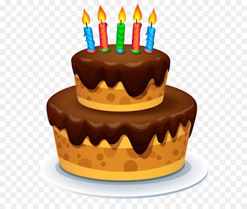 Birthday cake Chocolate cake Clip art - Cake with Candles PNG Clipart Image 