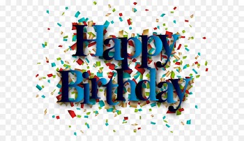 Birthday cake Clip art - Blue Happy Birthday PNG Clip Art Image 