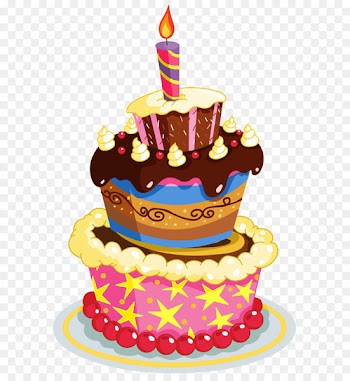 Birthday cake Clip art - Colorful Birthday Cake PNG Clipart 
