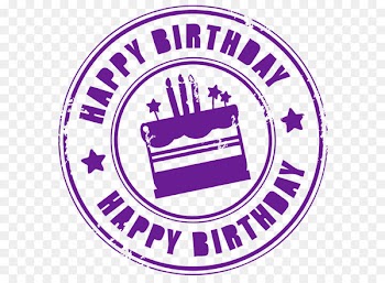Birthday cake Clip art - Happy Birthday Stamp PNG Clipart Picture 
