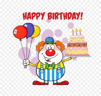 Birthday cake Clown Royalty-free Clip art - Clown Happy birthday to you 