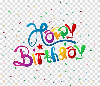 Birthday cake Confetti Happy Birthday to You , festive ribbons and confetti transparent background PNG clipart