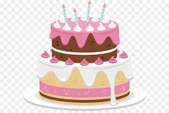Birthday cake Cream Bakery - Sweet pink cake 