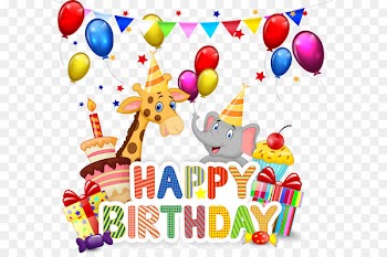 Birthday cake Cupcake Cartoon - happy Birthday 