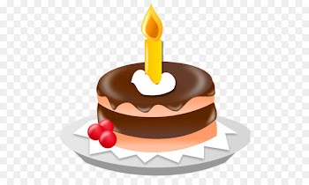 Birthday cake Cupcake Chocolate cake Clip art - Small Chocolate Cake PNG Clipart 