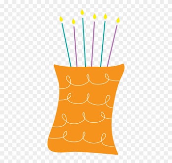 Birthday Cake Cupcake Clip Art - Orange Birthday Cake Png