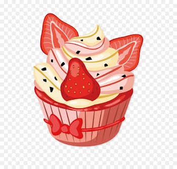Birthday cake Cupcake Wedding cake Wish - Vector strawberry cake 