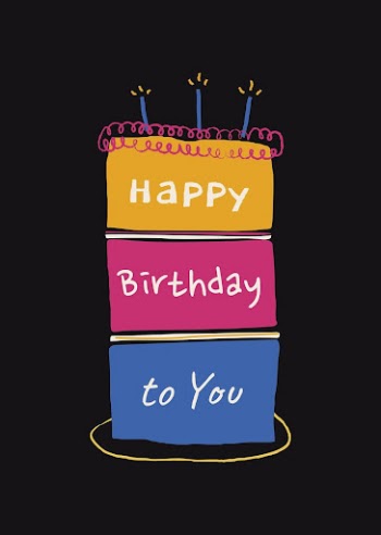 Birthday cake doodle poster template | Free PSD Template - rawpixel
