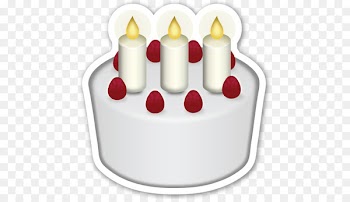 Birthday cake Emoji Sticker - Emoji 