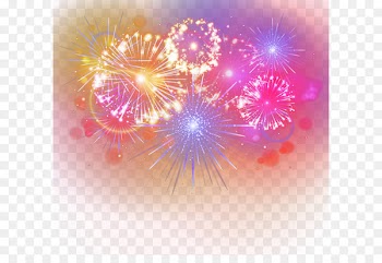 Birthday cake Fireworks Greeting card Clip art - Fireworks 
