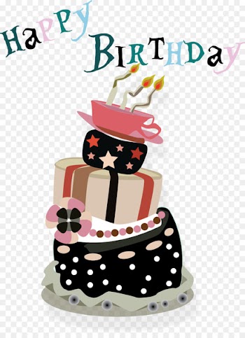 Birthday cake Greeting card Clip art - Vector birthday cake 