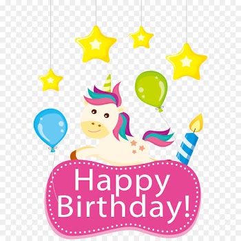 Birthday cake Greeting card Happy Birthday, Henrietta! Wish - Unicorn birthday card 