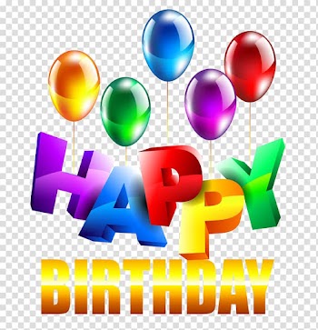 Birthday cake , Happy Birthday , Happy Birthday text transparent background PNG clipart