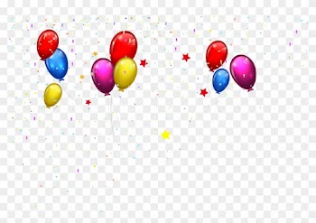 Birthday Cake Happy Birthday To You Clip Art - Balloon Border Png
