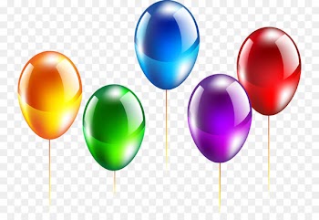 Birthday cake Happy Birthday to You Greeting card - Multicolored balloons 