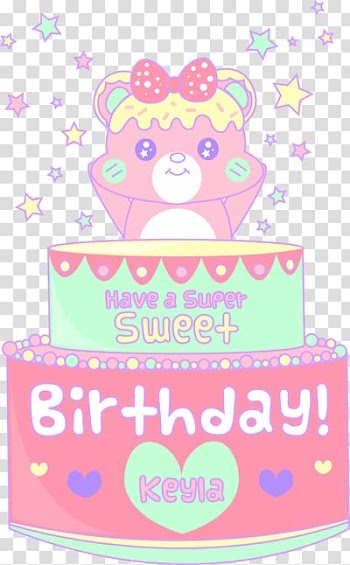 Birthday cake Happy Birthday to You Hello Kitty Birthday card, molang transparent background PNG clipart