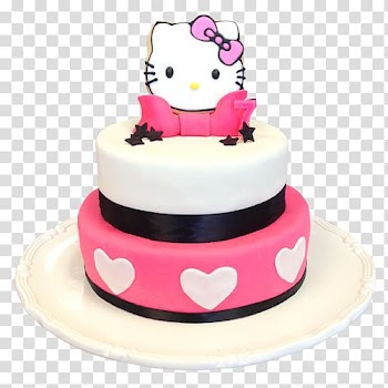 Birthday cake Hello Kitty Cupcake Bakery Torte, 1st birthday transparent background PNG clipart