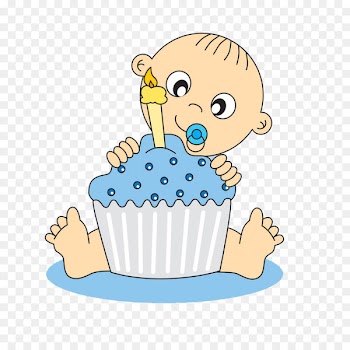 Birthday cake Infant Greeting card Clip art - Illustration baby's first birthday 